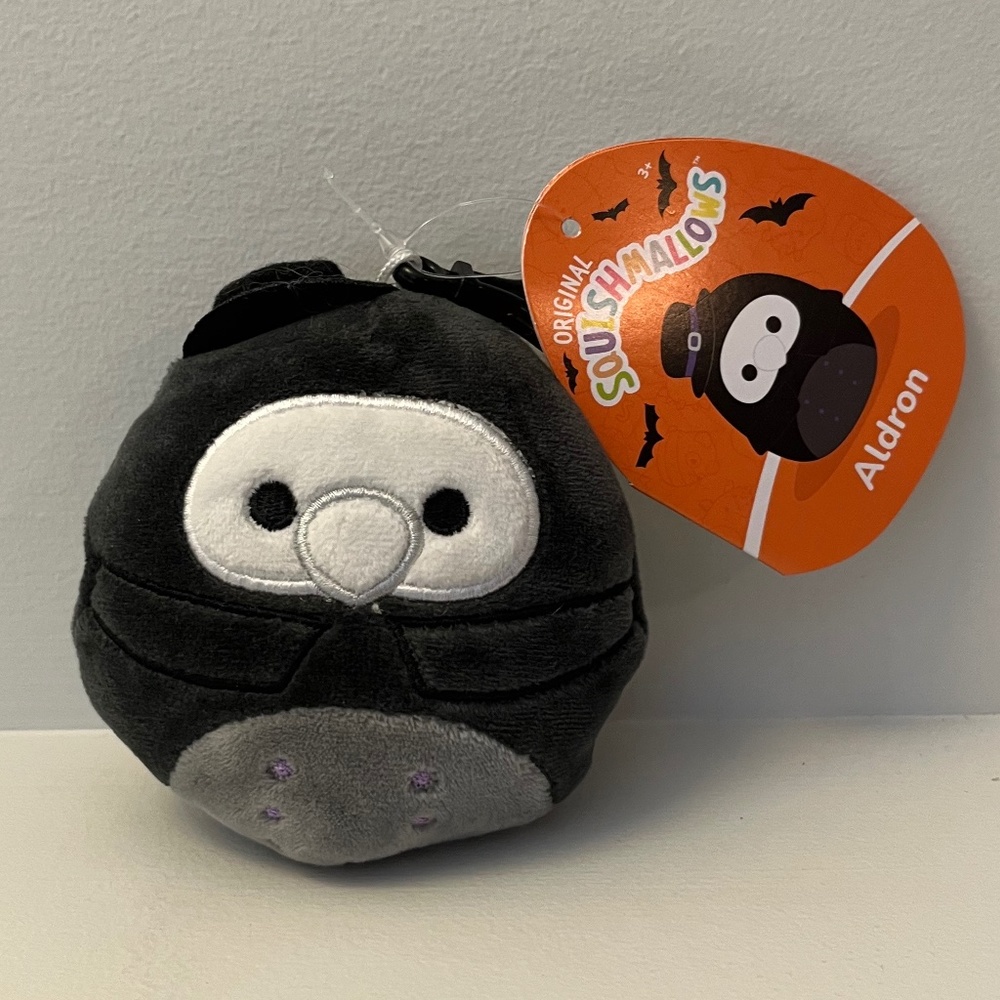 NWT Aldron the Plague Doctor Clip-On Squishmallow Keychain